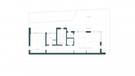 Grundriss des 3. Obergeschosses eines Mehrfamilienhauses in Heilbad Heiligenstadt (Eichsfeld, Thüringen) — moderne Architektur und Planung von PLANWERK M