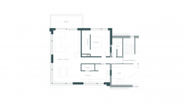 Grundriss eines Einfamilienhauses in Rengelrode (Eichsfeld, Thüringen) — moderne Architektur und Planung von PLANWERK M